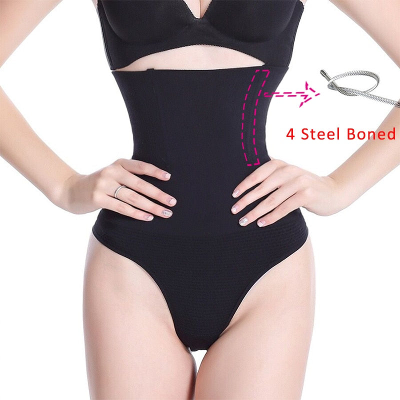 Shorty Taille Haute Sans Coutures — Sous-vêtement Sculptant Femme