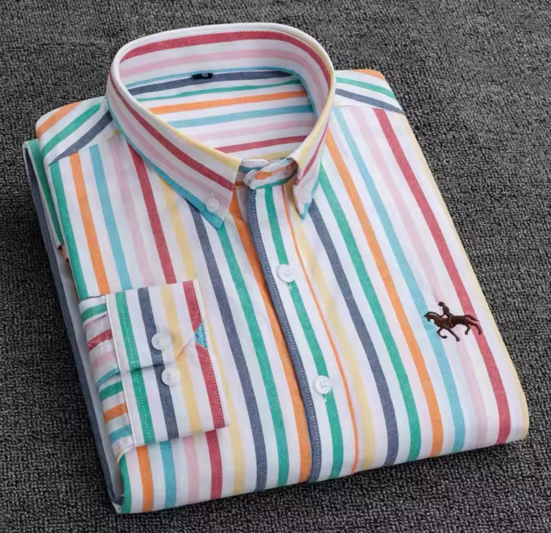 Chemise Homme Classique — Coupe Ajustée & Style Élégant