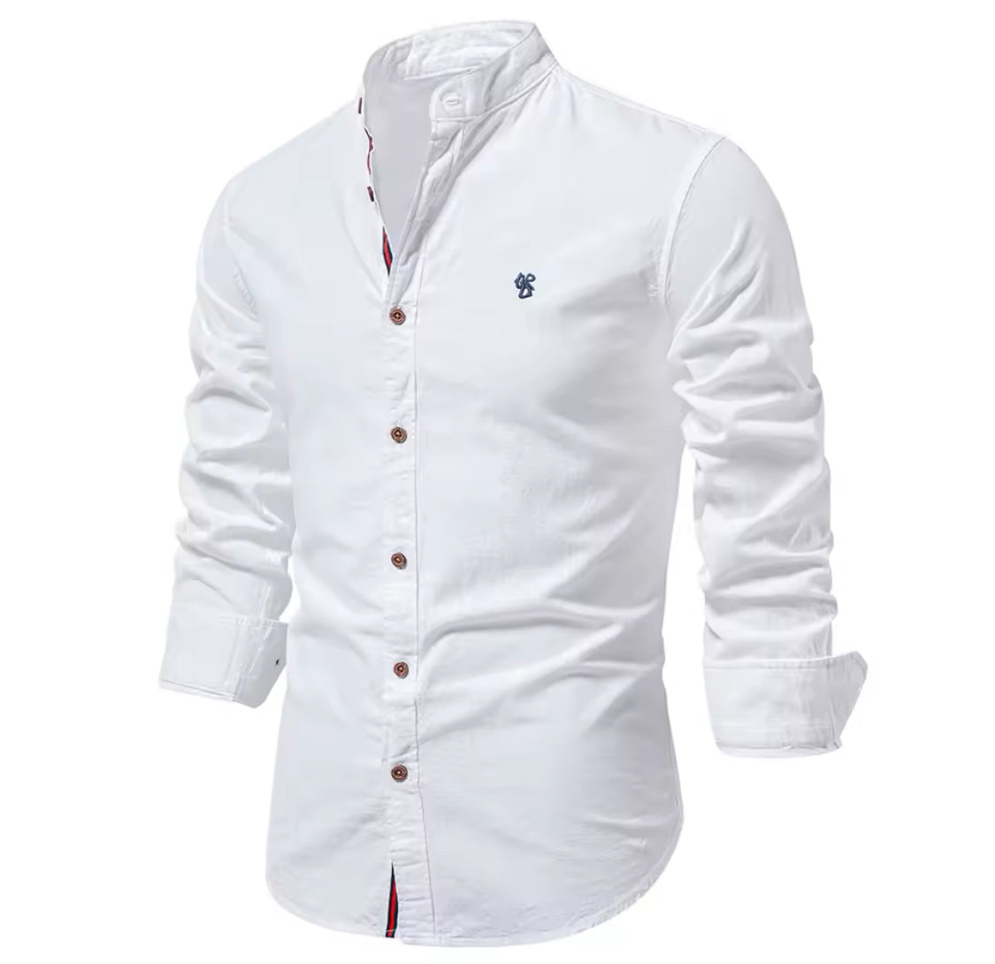 Chemise Homme Bleu & Blanc — Style Casual Chic & Tendance