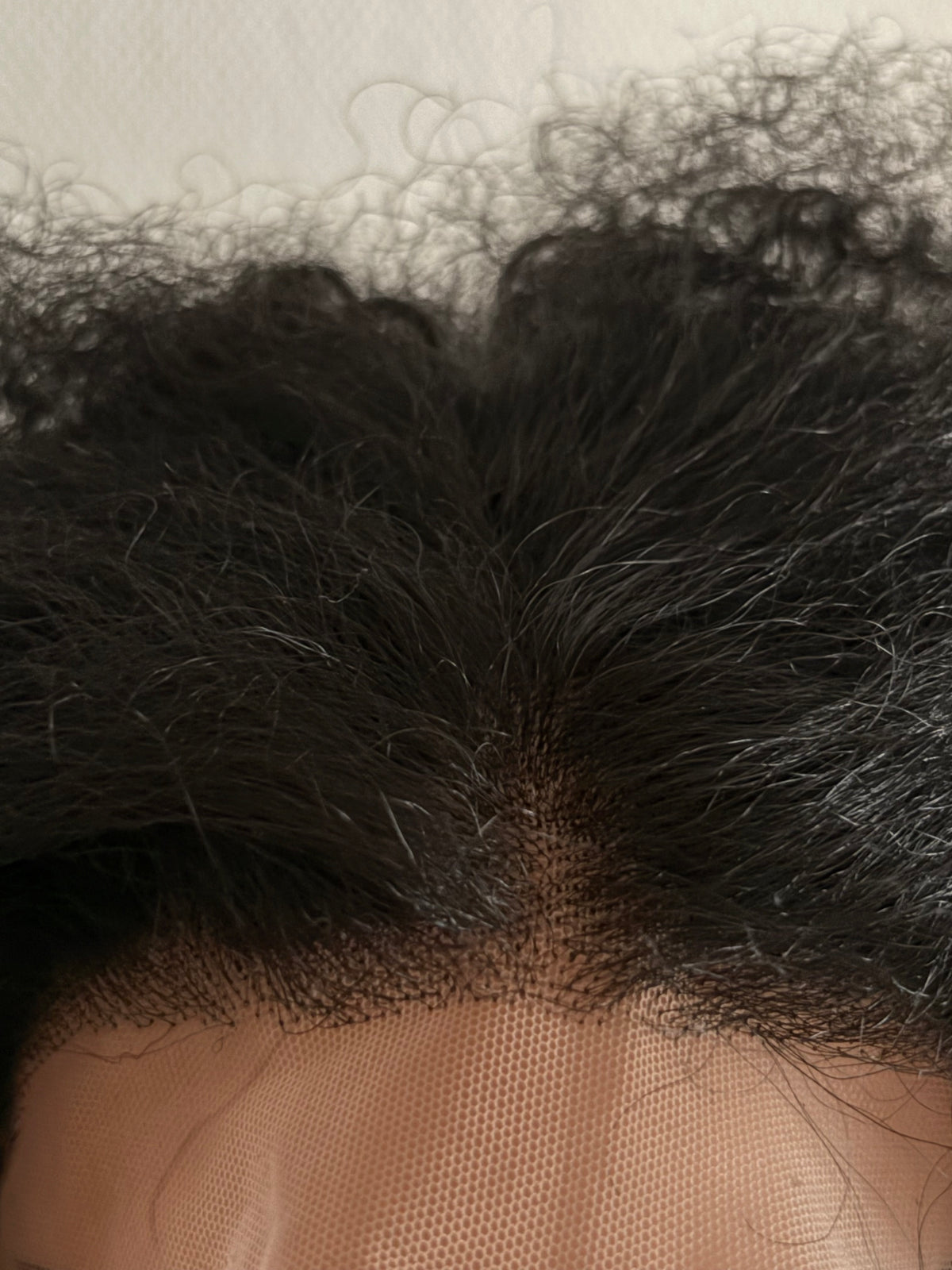 AFRO QUEEN | Perruque afro kinky curly 18 pouces noir 1B