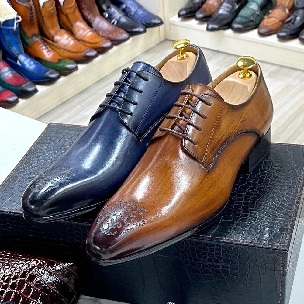 Chaussures Homme Élégantes en Cuir — Style Business & Casual