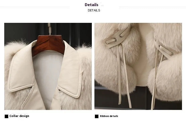 Gilet en Fausse Fourrure Femme – Manteau Court Chaud Automne Hiver | SérénithéShop