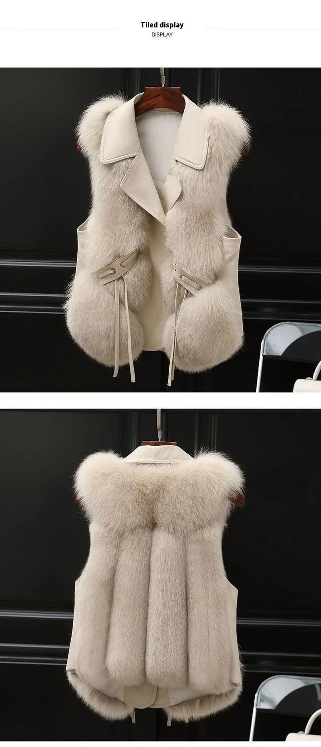 Gilet en Fausse Fourrure Femme – Manteau Court Chaud Automne Hiver | SérénithéShop