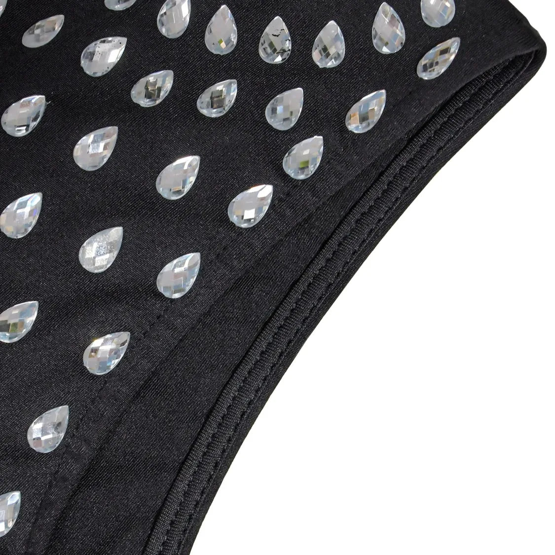 Robe Moulante Noire Sans Manches – Coupe Droite & Col en U Glamour