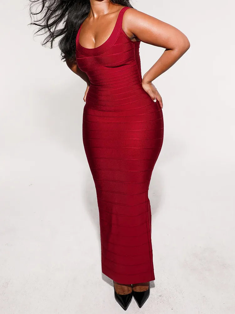 Robe Bandage Femme Sans Manches — Coupe Slim & Style Soirée Chic