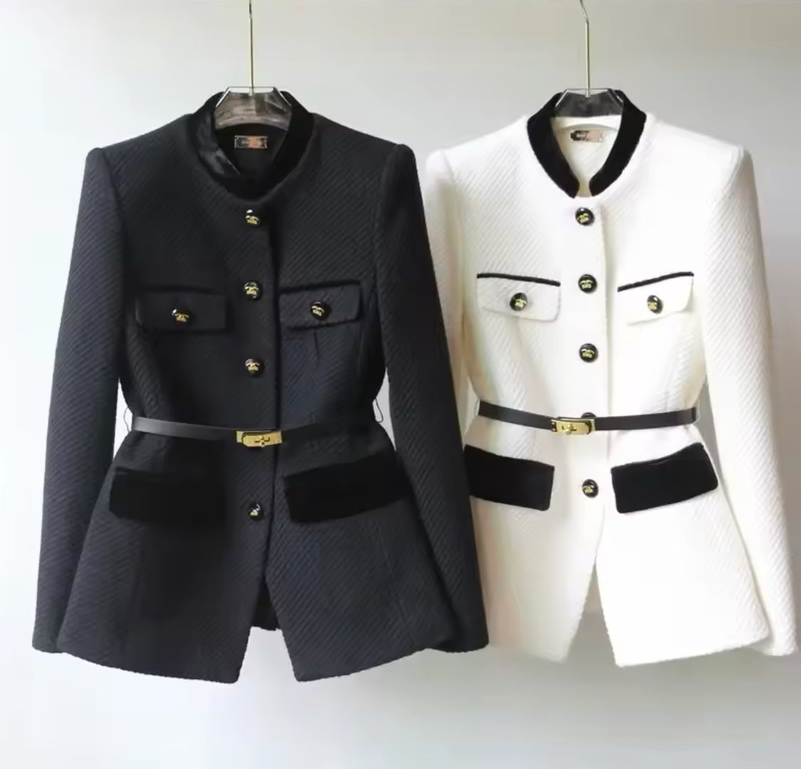 Veste Élégante Taille Ajustée — Luxe Moderne Femme