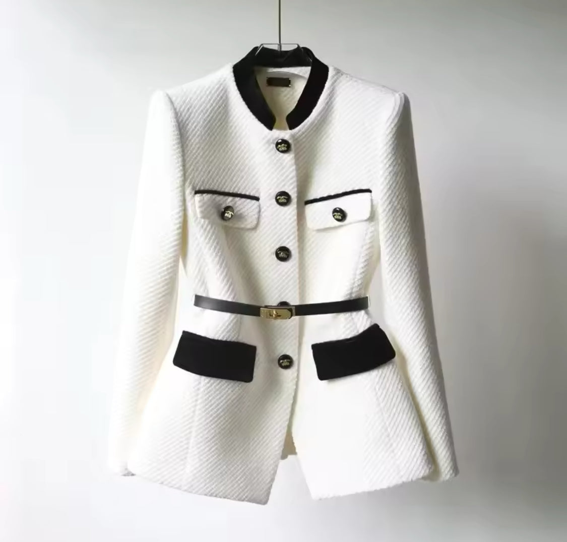 Veste Élégante Taille Ajustée — Luxe Moderne Femme
