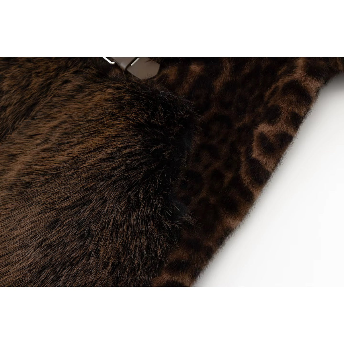 Manteau Fausse Fourrure Léopard Col V — Doux, Chaud & Chic | Automne Hiver Femme