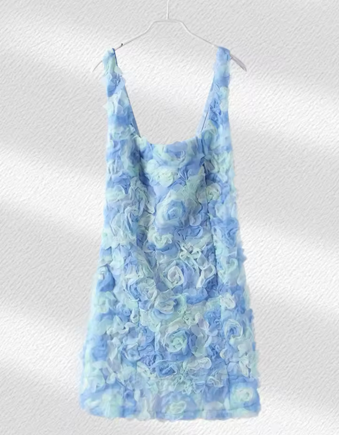 Mini Robe à Fleurs 3D — Robe Florale Féminine Femme