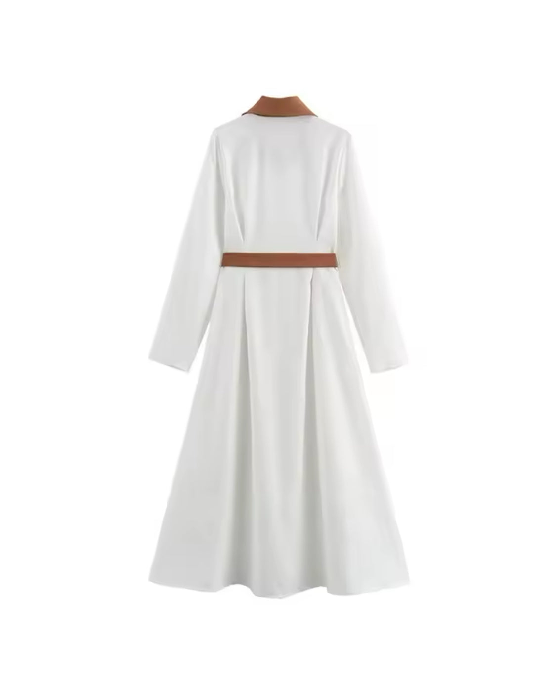Robe Chemise Style Rétro Hepburn — Élégance Intemporelle Femme
