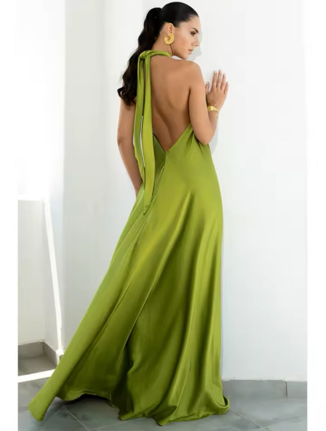 Robe Dos Nu à Franges Style Festif — Soirée & Été Femme
