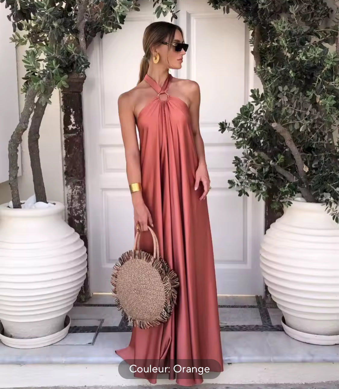 Robe Dos Nu à Franges Style Festif — Soirée & Été Femme
